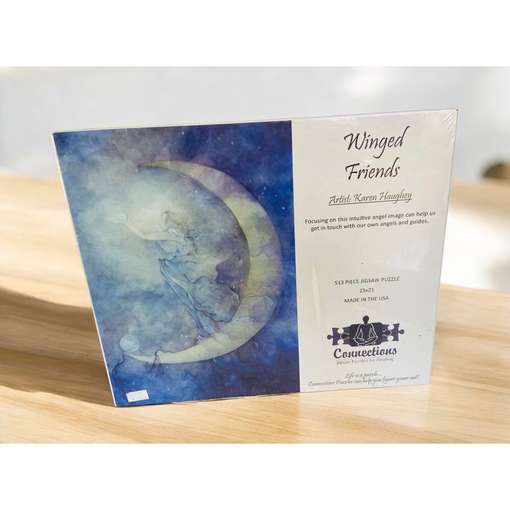 New Sealed Winged Angel Guide Friends 513pc 15" x 21" Jigsaw Hawaii Puzzle